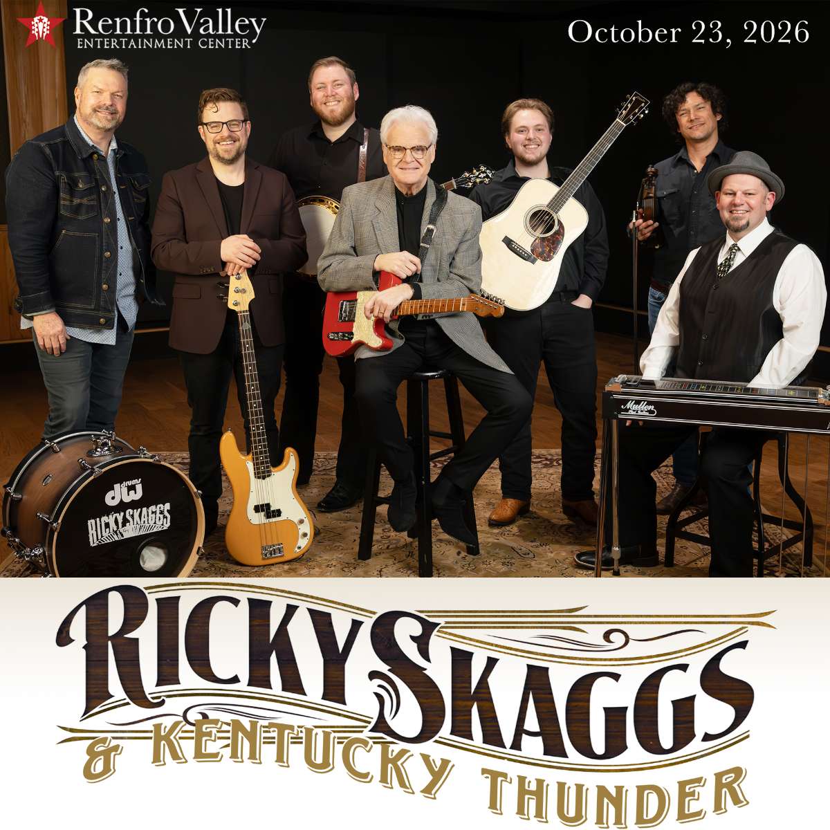 Ricky Skaggs tour poster — 2026–2027